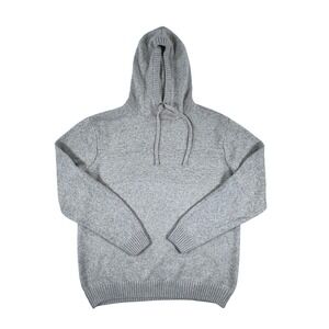 AND NOW THIS Unisex‎ Gray Heather Knit Hoodie Sweater Pullover XXL